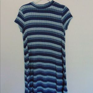 Striped T-shirt dress